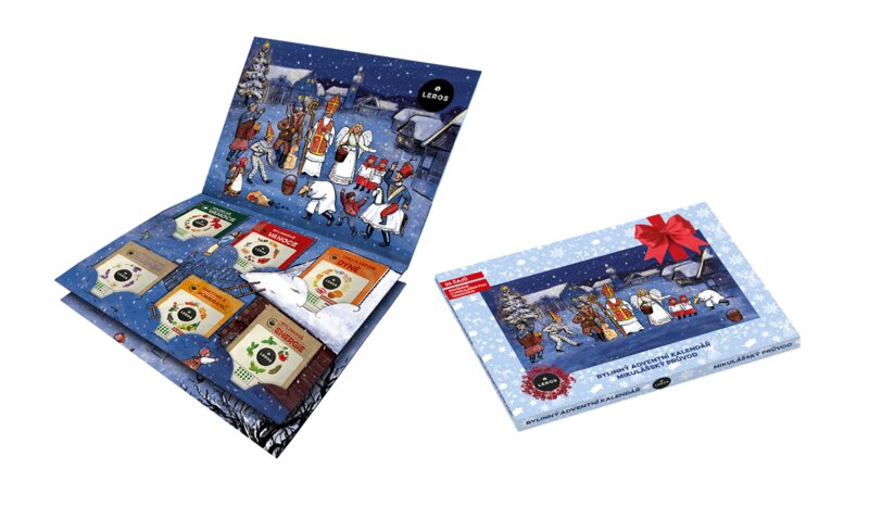 Leros Bylinný adventní kalendář Mikulášský průvod 24 sáčků