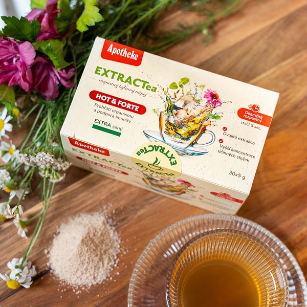 Apotheke Extractea Hot & Forte nálevové sáčky 30x5 g