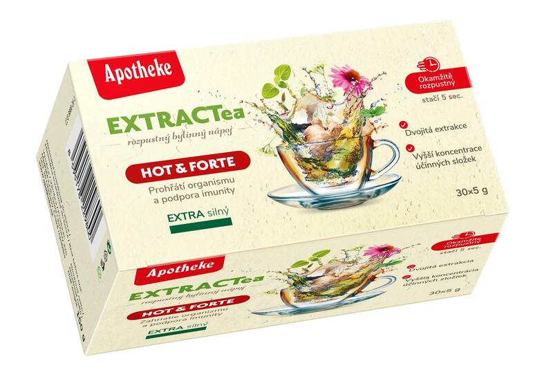 Apotheke Extractea Hot & Forte nálevové sáčky 30x5 g