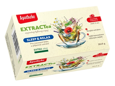 Apotheke Extractea Sleep & Relax nálevové sáčky 30x5 g