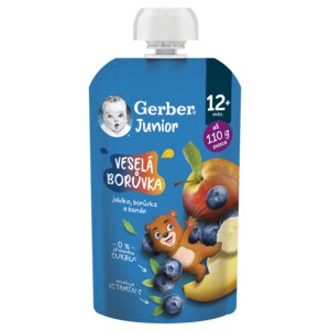 Gerber Junior Kapsička Veselá borůvka 12m+ 110 g