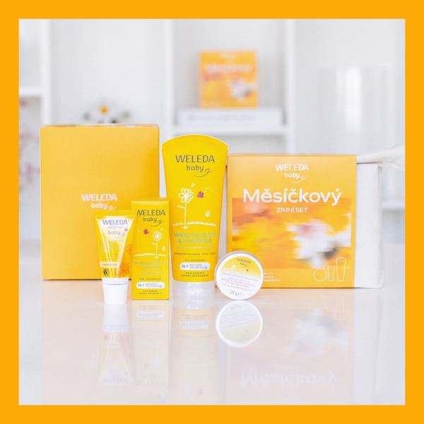 Weleda Baby Měsíčkový zimní dárkový set 3 ks Weleda Baby Měsíčkový zimní dárkový set 3 ks