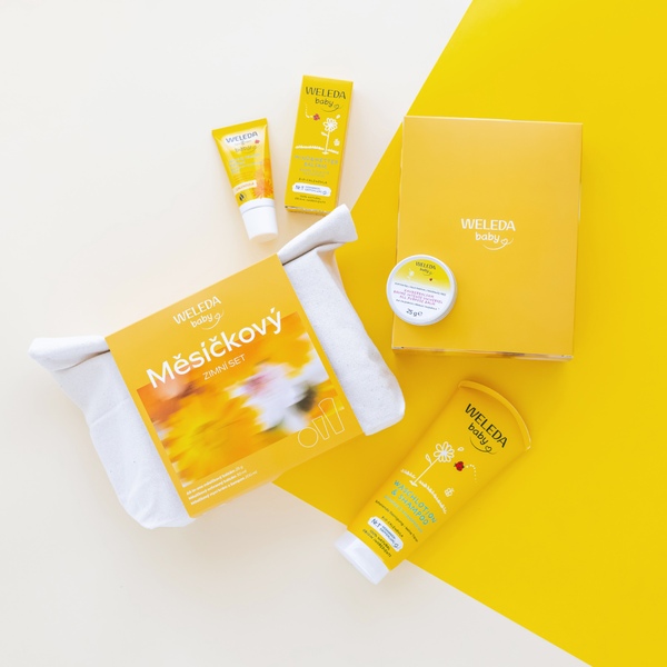 Weleda Baby Měsíčkový zimní dárkový set 3 ks Weleda Baby Měsíčkový zimní dárkový set 3 ks