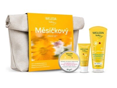 Weleda Baby Měsíčkový zimní dárkový set 3 ks