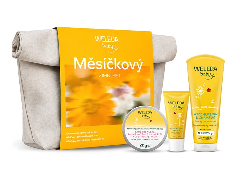 Weleda Baby Měsíčkový zimní dárkový set 3 ks Weleda Baby Měsíčkový zimní dárkový set 3 ks