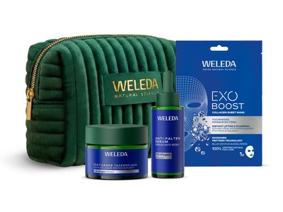 Weleda Blue Gentian Radiance Ritual dárkový set 3 ks