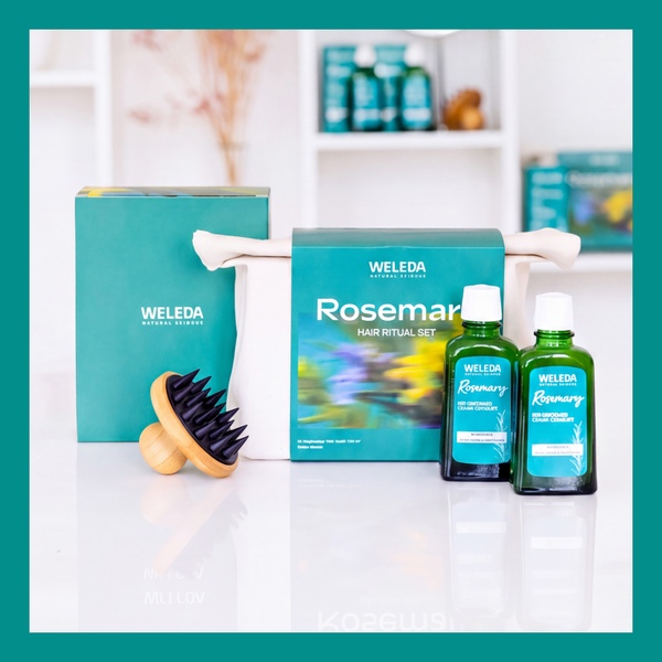 Weleda Rosemary Hair Ritual dárkový set 3 ks