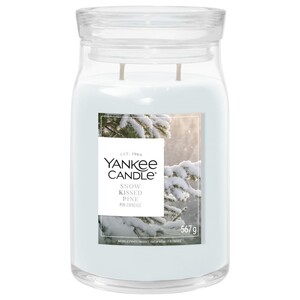 Yankee Candle Signature svíčka velká 2 knoty Snow Kissed Pine 567 g Yankee Candle Signature svíčka velká 2 knoty Snow Kissed Pine 567 g