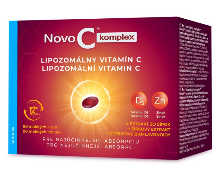 Novo C Komplex lipozomální vitamin C 90 tobolek