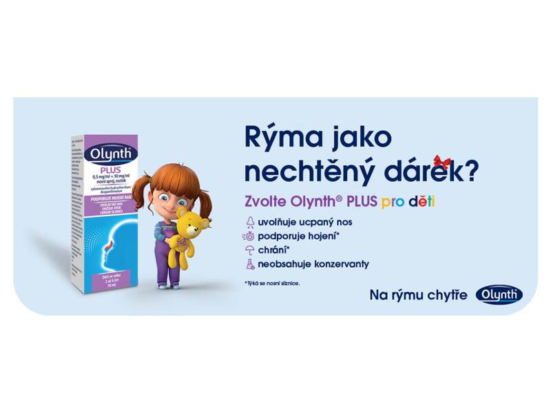Olynth Plus 0,05% nosní sprej 10 ml Olynth Plus 0,05% nosní sprej 10 ml