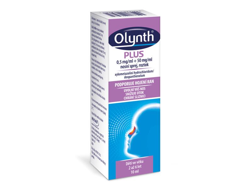 Olynth Plus 0,05% nosní sprej 10 ml