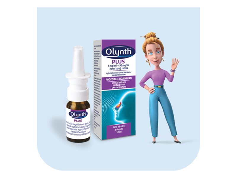 Olynth Plus 0,1% nosní sprej 10 ml Olynth Plus 0,1% nosní sprej 10 ml