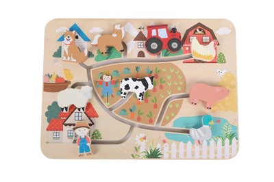 2Kids Toys Motorická deska farma 1 ks 2Kids Toys Motorická deska farma 1 ks