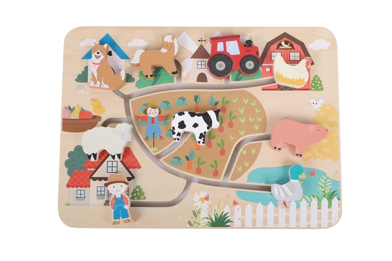 2Kids Toys Motorická deska farma 1 ks 2Kids Toys Motorická deska farma 1 ks