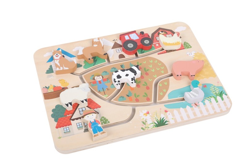 2Kids Toys Motorická deska farma 1 ks 2Kids Toys Motorická deska farma 1 ks