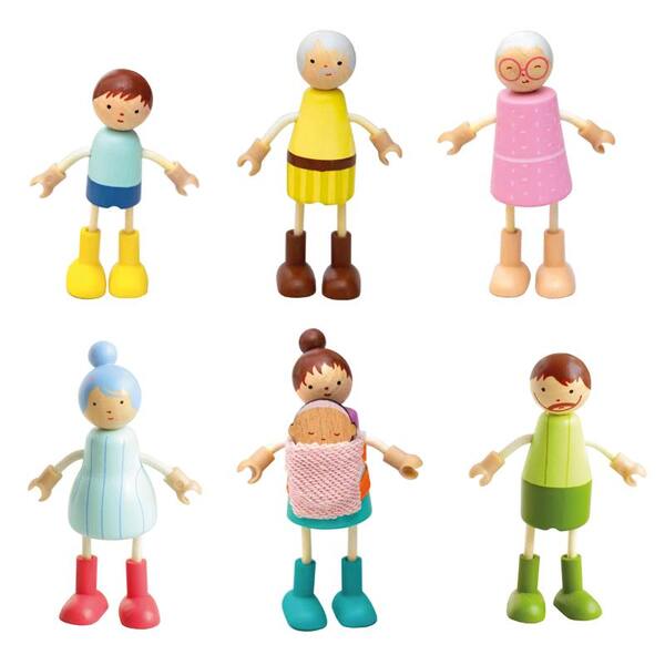 2Kids Toys Panenky do domečku rodina 7 ks