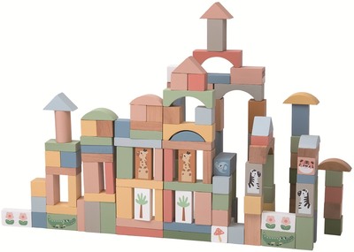 2Kids Toys Safari kostky se zvířátky 120 ks 2Kids Toys Safari kostky se zvířátky 120 ks