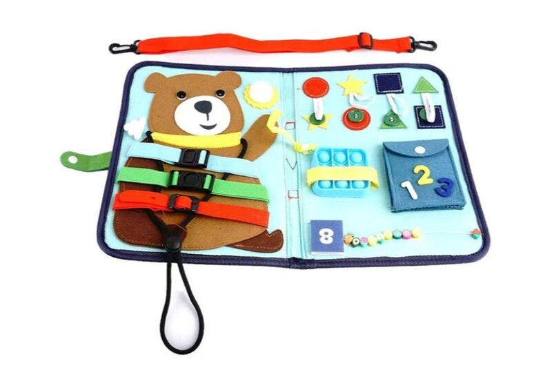 2Kids Toys Senzorická busy kniha medvídek 1 ks 2Kids Toys Senzorická busy kniha medvídek 1 ks