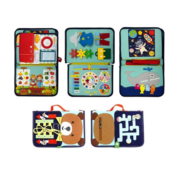 2Kids Toys Senzorická busy kniha medvídek 1 ks 2Kids Toys Senzorická busy kniha medvídek 1 ks