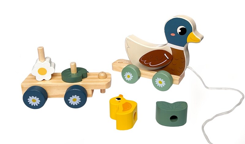 2Kids Toys Tahací Hračka kachní rodina 6 ks 2Kids Toys Tahací Hračka kachní rodina 6 ks