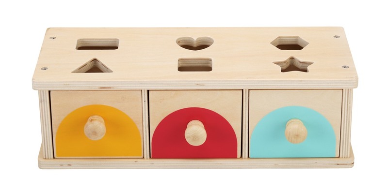 2Kids Toys Třídění tvarů šuplíčky 10 ks 2Kids Toys Třídění tvarů šuplíčky 10 ks