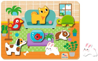 2Kids Toys Vkládací puzzle mazlíčci 8 ks 2Kids Toys Vkládací puzzle mazlíčci 8 ks
