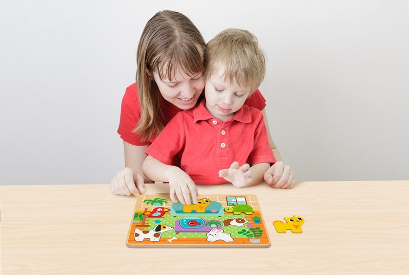 2Kids Toys Vkládací puzzle mazlíčci 8 ks 2Kids Toys Vkládací puzzle mazlíčci 8 ks