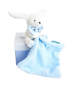 Doudou Modrý králíček s muchláčkem 10 cm 1 ks