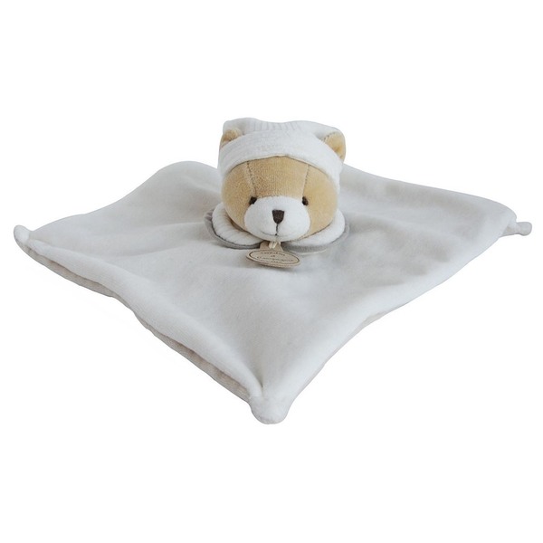 Doudou Plyšový muchláček šedý medvídek 25 cm 1 ks