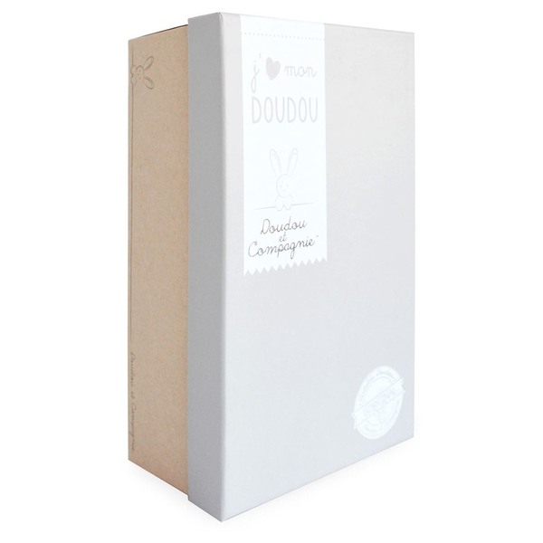 Doudou Plyšový muchláček šedý medvídek 25 cm 1 ks