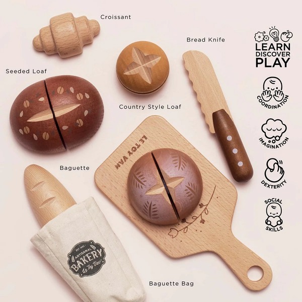 Le Toy Van Krájecí pečivo 13 ks Le Toy Van Krájecí pečivo 13 ks