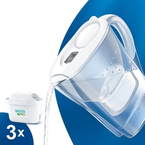Brita Marella konvice + 3x filtr MX Pro bílá 2,4 l 1 ks Brita Marella konvice + 3x filtr MX Pro bílá 2,4 l 1 ks