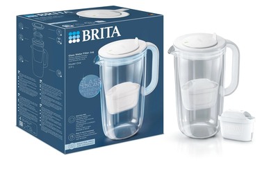 Brita skleněná konvice + filtr světle modrá 2,5 l 1 ks Brita skleněná konvice + filtr světle modrá 2,5 l 1 ks