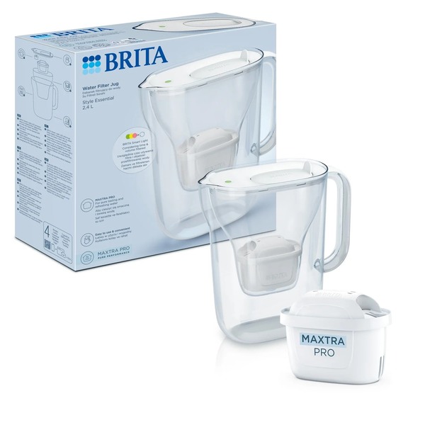 Brita Style Essential filtrační konvice bílá 2,4 l + filtr 1 ks Brita Style Essential filtrační konvice bílá 2,4 l + filtr 1 ks