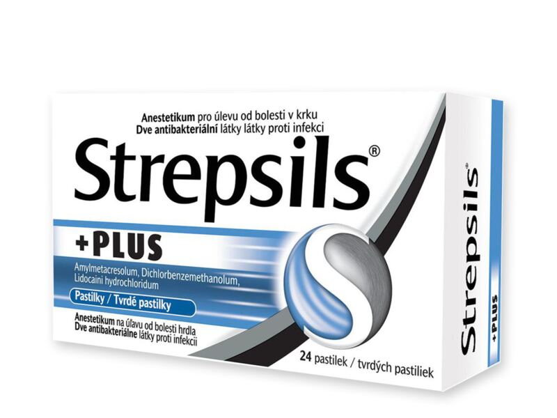 Strepsils Plus 24 pastilek