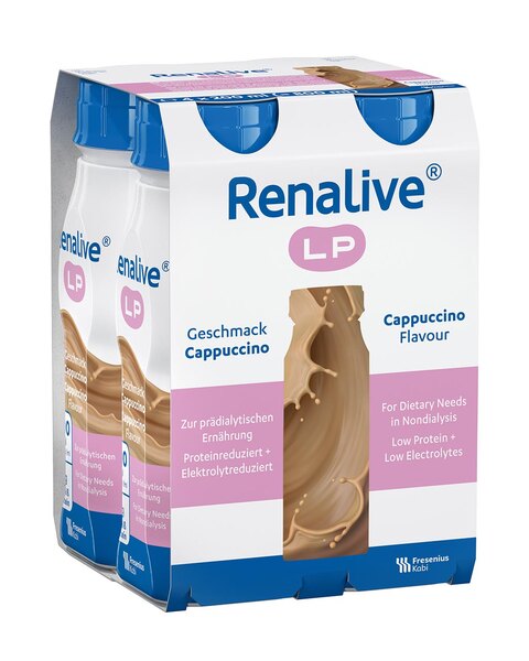 Renalive LP Drink Cappuccino 4x200 ml Renalive LP Drink Cappuccino 4x200 ml