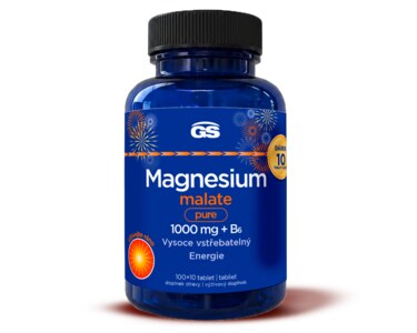 GS Magnesium Malate Pure 1000 mg + B6 110 tablet GS Magnesium Malate Pure 1000 mg + B6 110 tablet