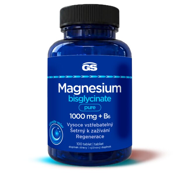 GS Magnesium Bisglycinate Pure 1000 mg + B6 100 tablet
