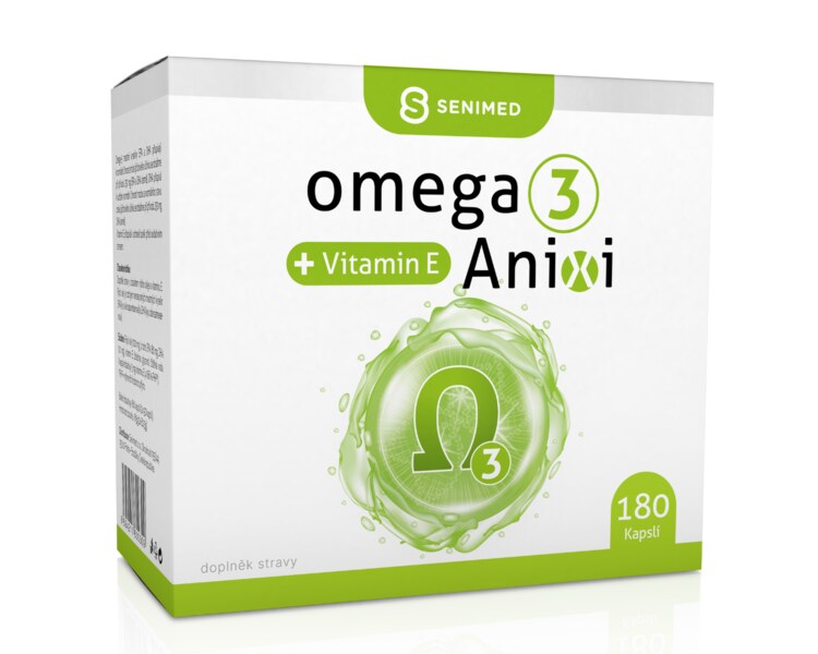 Anixi Omega 3 + Vitamin E 180 kapslí