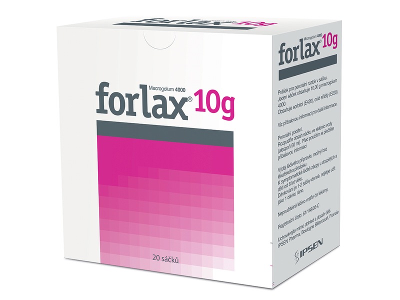 Forlax 10 g prášek pro perorální roztok 20 sáčků