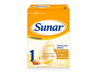 Sunar Complex 1 počáteční kojenecké mléko 600 g