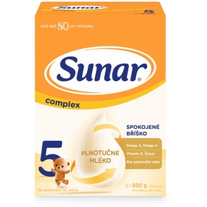 Sunar Complex 5 dětské mléko 600 g