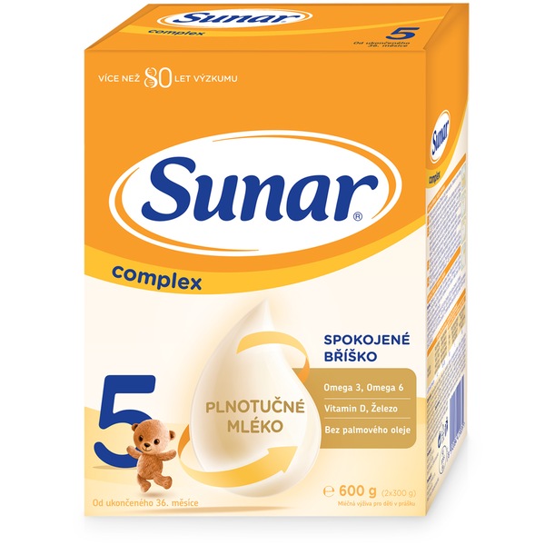 Sunar Complex 5 dětské mléko 600 g