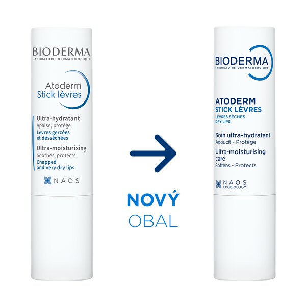 Bioderma Atoderm tyčinka na rty 4 g Bioderma Atoderm tyčinka na rty 4 g