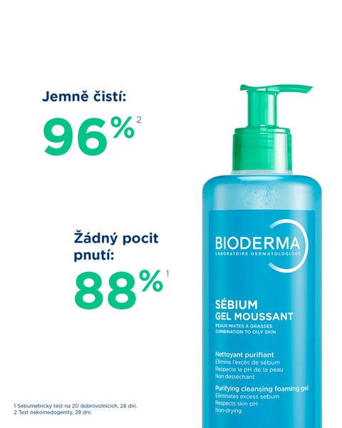 Bioderma Sébium Moussant čisticí gel 200 ml