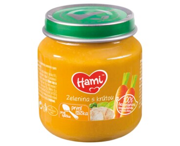 Hami příkrm Zelenina s krůtou 125 g