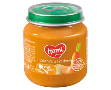 Hami příkrm Zelenina s kuřecím masem 125 g Hami příkrm Zelenina s kuřecím masem 125 g