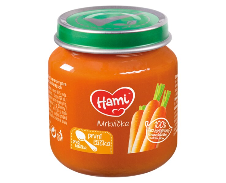 Hami První lžička Mrkvička 125 g Hami První lžička Mrkvička 125 g