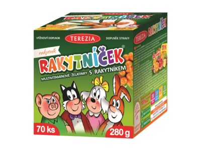 Rakytníček originál multivitaminové želatinky 70 ks