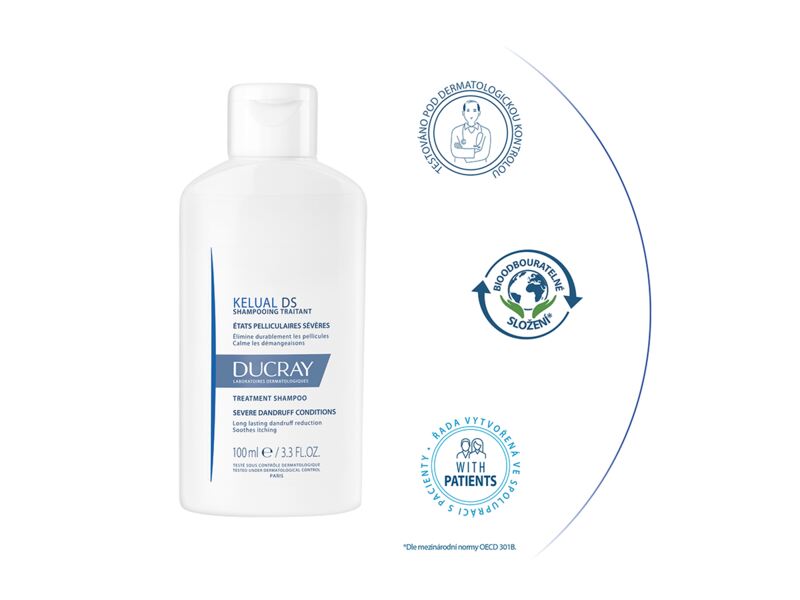 Ducray Kelual DS Šampon proti lupům 100 ml